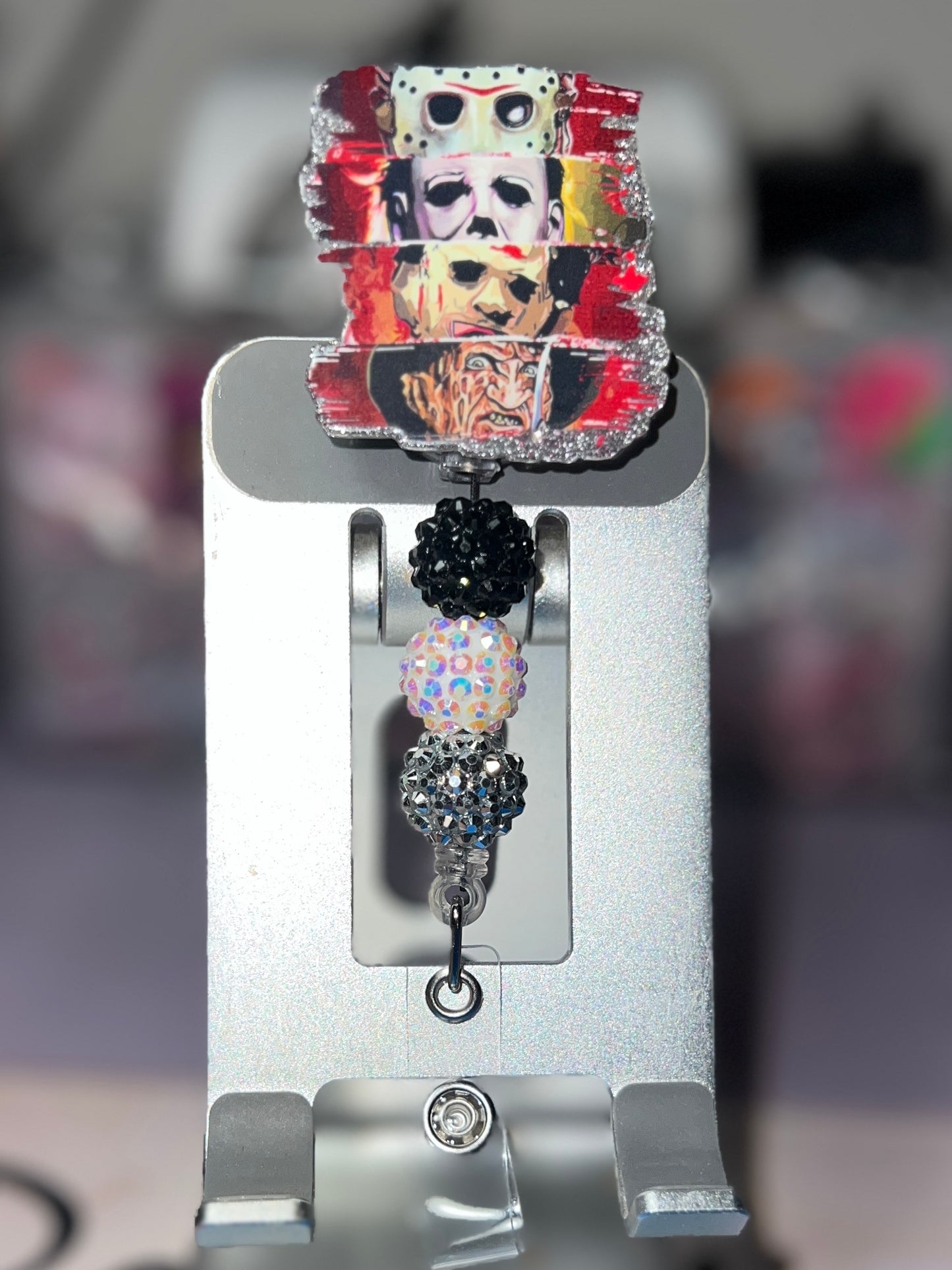 Badge Reels with Beads
