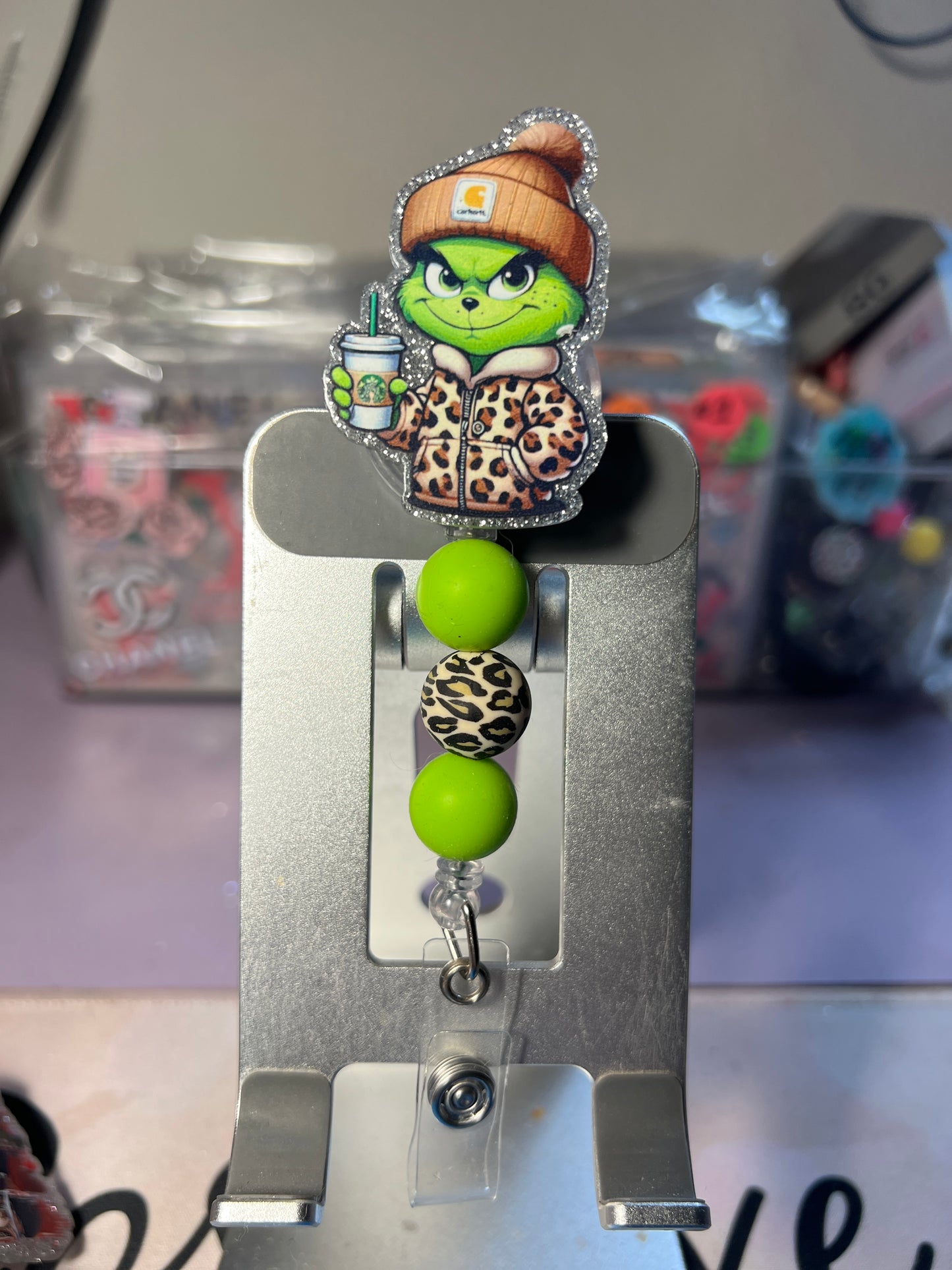 Badge Reels with Beads