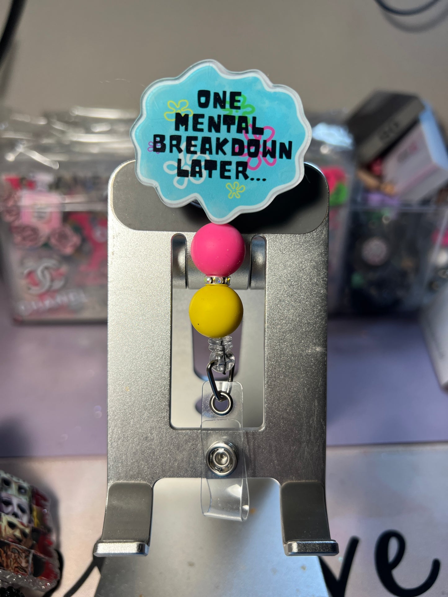 Badge Reels with Beads