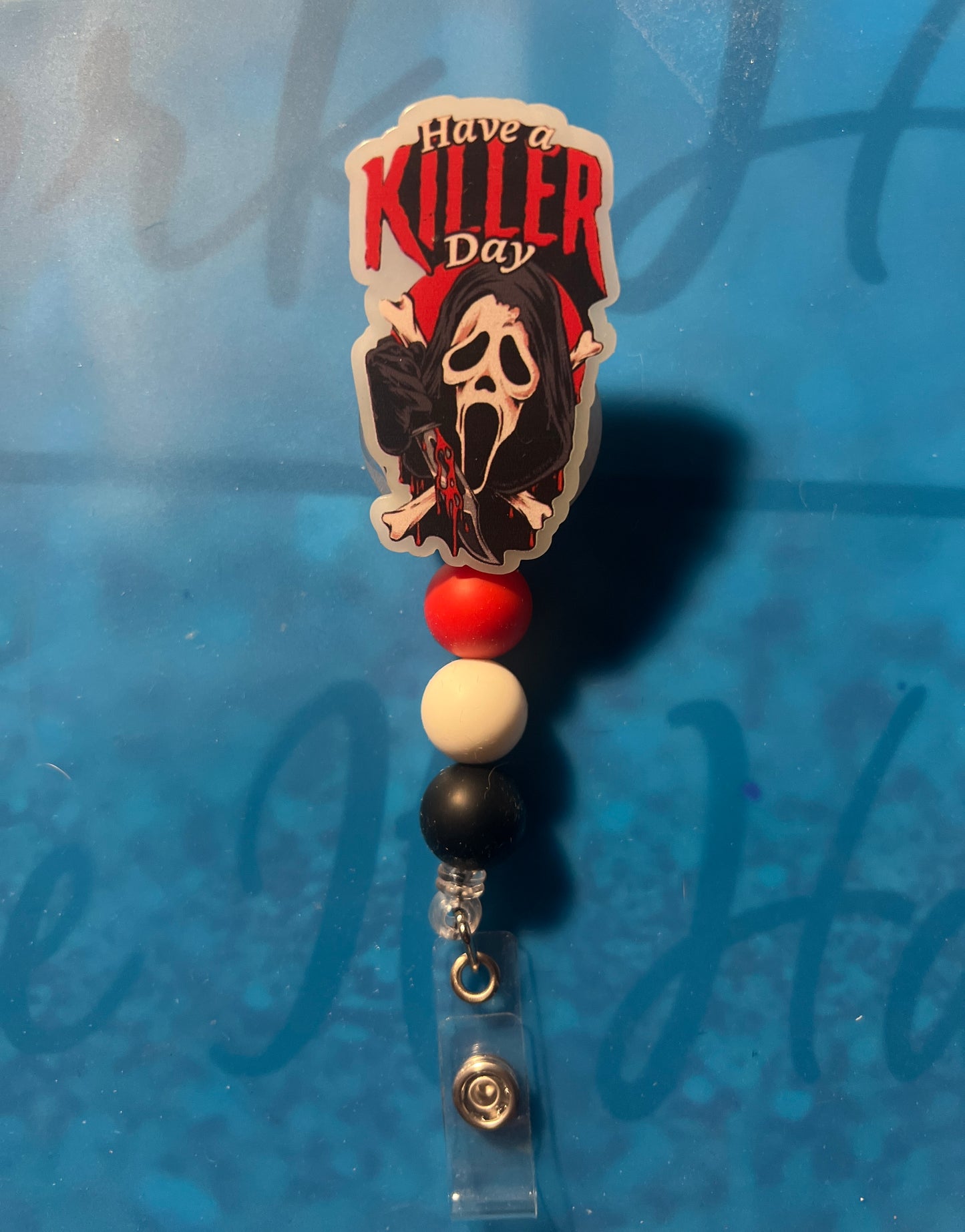 Badge Reels with Beads
